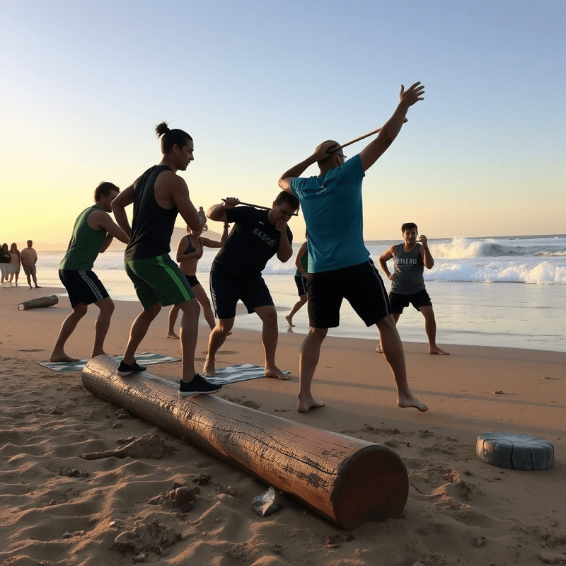 Functional Training am Strand